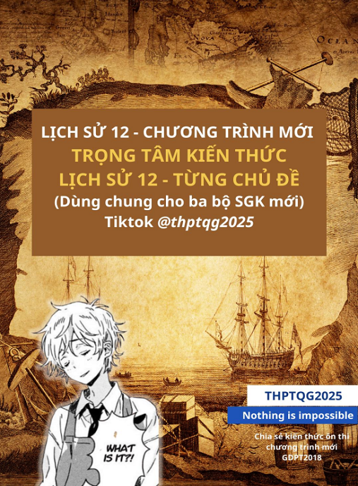 Trọng Tâm Kiến Thức Lịch Sử 12 – Theo Từng Chủ Đề