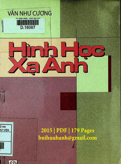 Hình Học Xạ Ảnh – Học Liệu Số Ebooks PDF