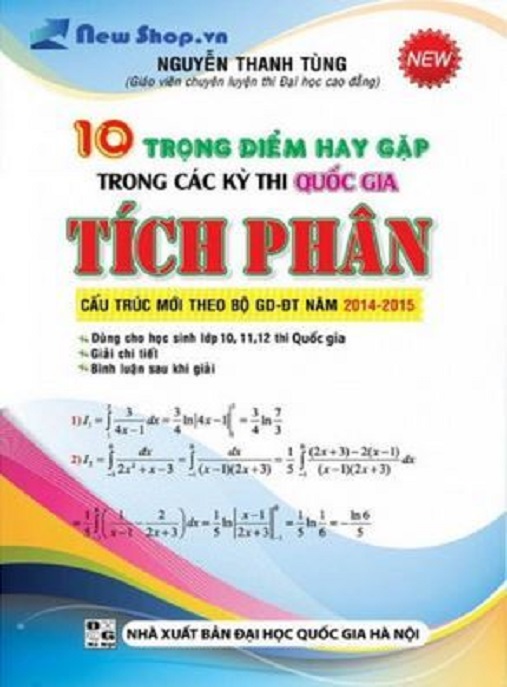 Học Liệu Số 10 Trọng Điểm Hay Gặp Trong Các Kỳ Thi Quốc Gia Tích Phân