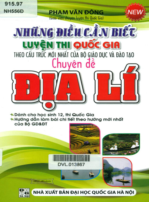 Học Liệu Số Những Điều Cần Biết Luyện Thi Quốc Gia Chuyên Đề Địa Lý