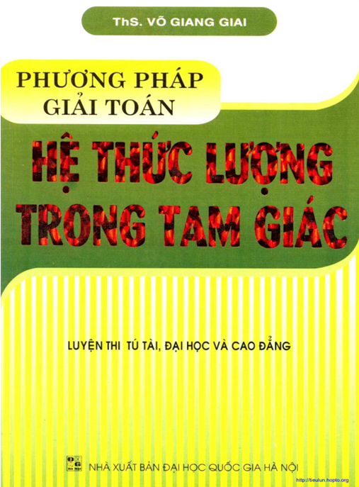 Học Liệu Số Phương Pháp Giải Hệ Thức Lượng Trong Tam Giác