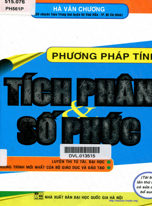 Học Liệu Số Phương Pháp Tính Tích Phân Và Số Phức