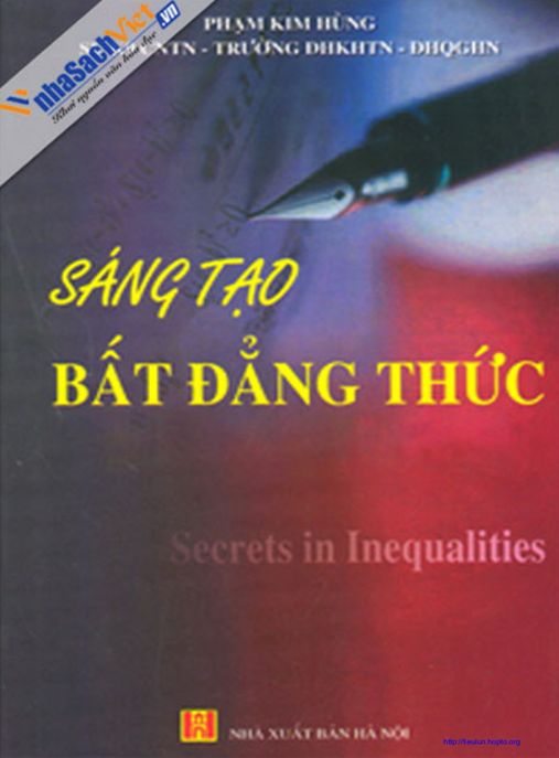 Học Liệu Số Sáng Tạo Bất Đẳng Thức