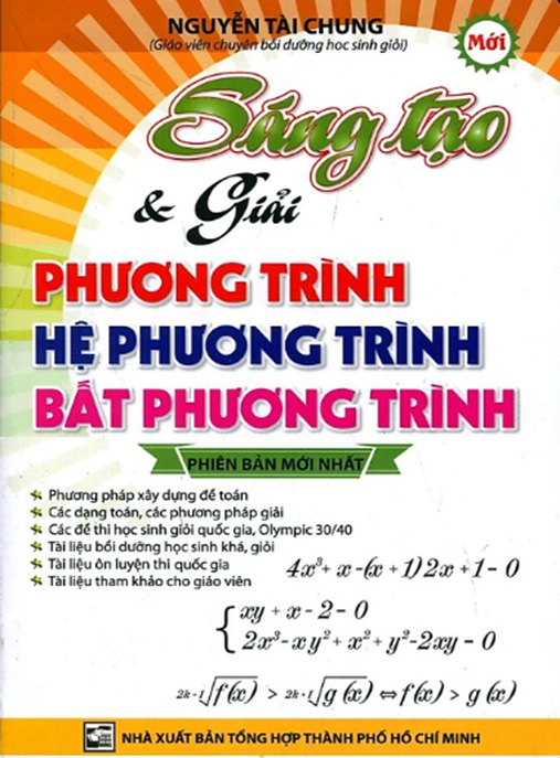 Học Liệu Số Sáng Tạo Và Giải Phương Trình – Hệ Phương Trình – Bất Phương Trình
