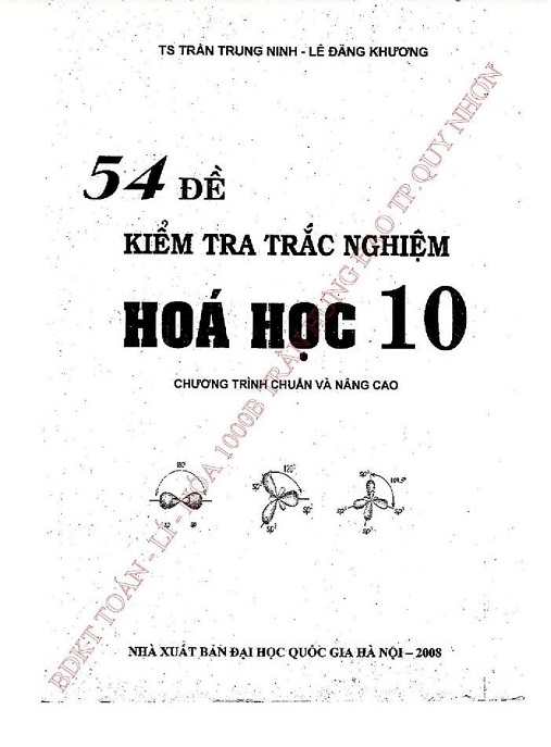 Học Liệu Số 54 Đề Kiểm Tra Trắc Nghiệm Hóa Học Lớp 10