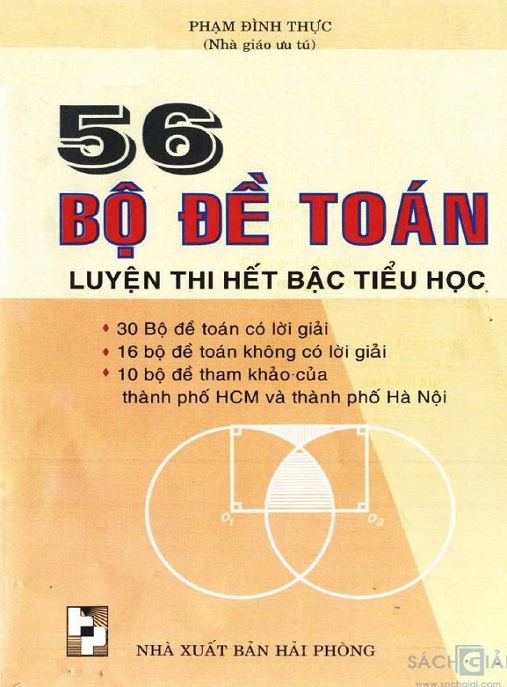 Học Liệu Số 56 Bộ Đề Toán Luyện Thi Hết Bậc Tiểu Học