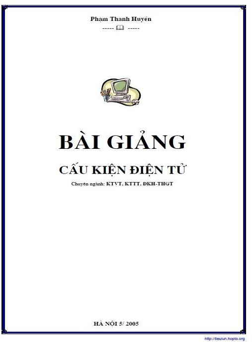 Học Liệu Số Bài Giảng Cấu Kiện Điện Tử
