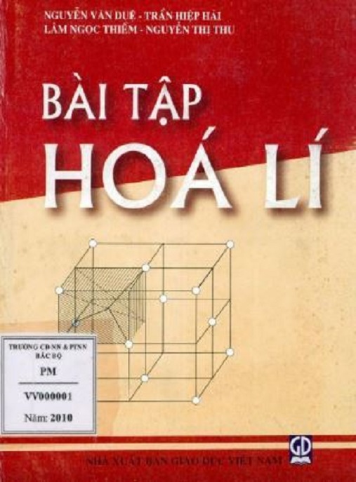 Học Liệu Số Bài Tập Hóa Lý