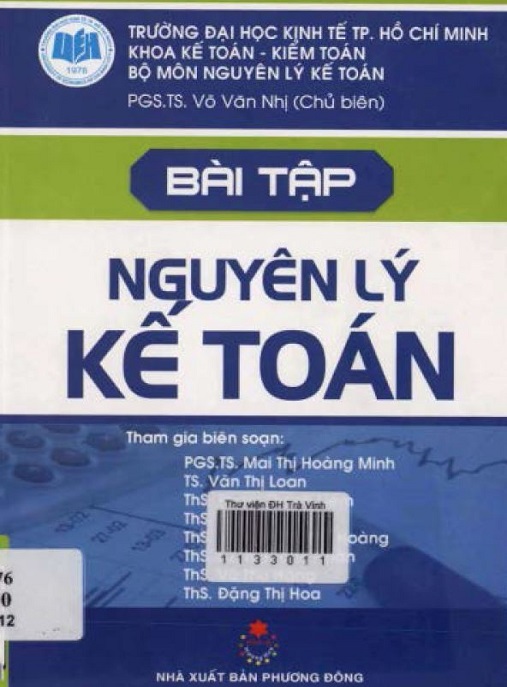 Học Liệu Số Bài Tập Nguyên Lý Kế Toán