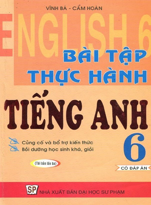Học Liệu Số Bài Tập Thực Hành Tiếng Anh Lớp 6 Có Đáp Án