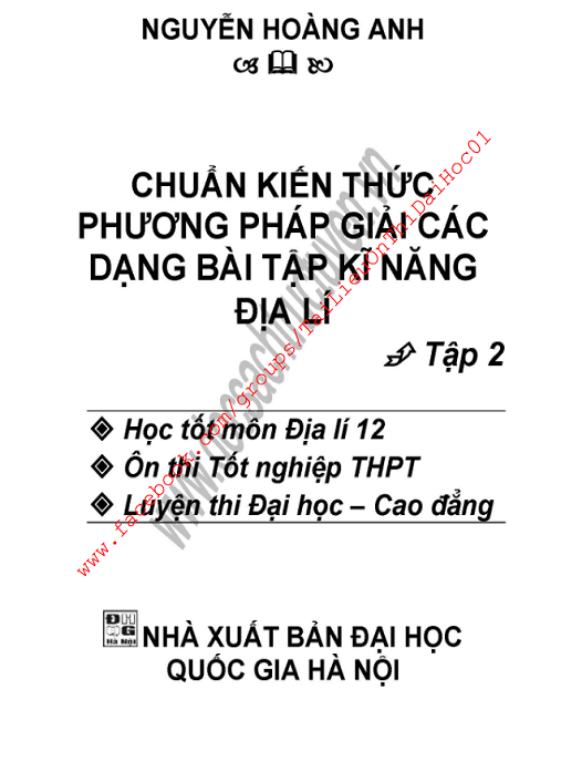 Học Liệu Số Chuẩn Kiến Thức Và Phương Pháp Giải Các Dạng Bài Tập Kĩ Năng Địa Lý Tập 2