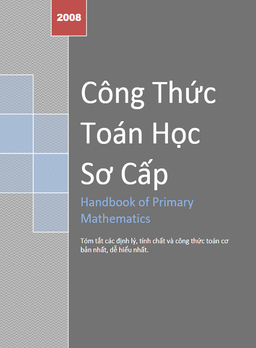 Học Liệu Số Công Thức Toán Học Sơ Cấp