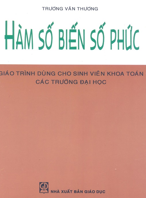 Học Liệu Số Hàm Số Biến Số Phức