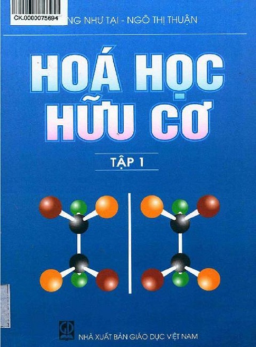 Học Liệu Số Hóa Học Hữu Cơ Tập 1