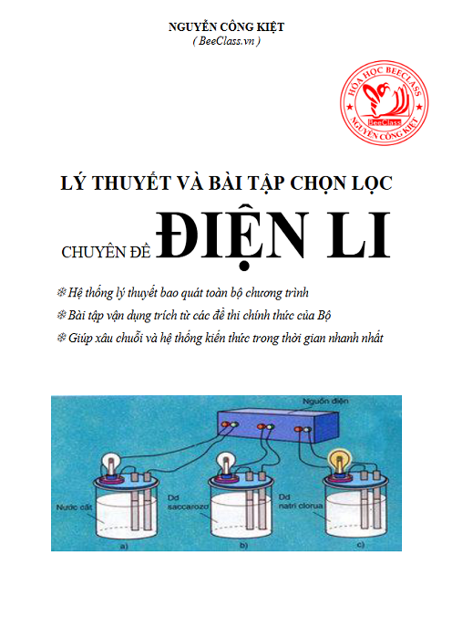 Học Liệu Số Lý Thuyết Và Bài Tập Chọn Lọc Chuyên Đề Điện Lý
