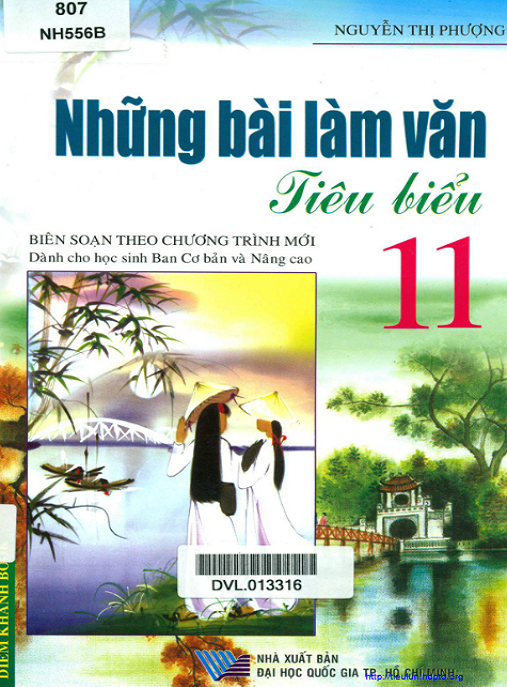Học Liệu Số Những Bài Làm Văn Tiêu Biểu (Lớp 11)