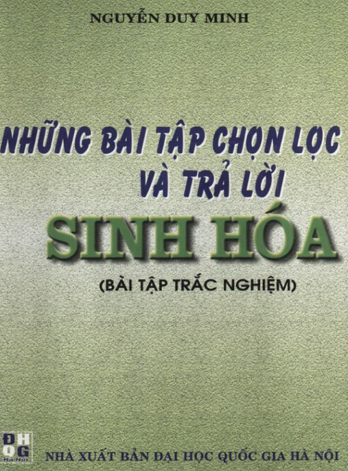 Học Liệu Số Những Bài Tập Chọn Lọc Và Trả Lời Sinh Hóa