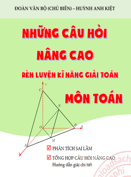 Học Liệu Số Những Câu Hỏi Nâng Cao Rèn Luyện Kỹ Năng Giải Toán