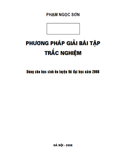 Học Liệu Số Phương Pháp Giải Bài Tập Trắc Nghiệm Hóa Vô Cơ